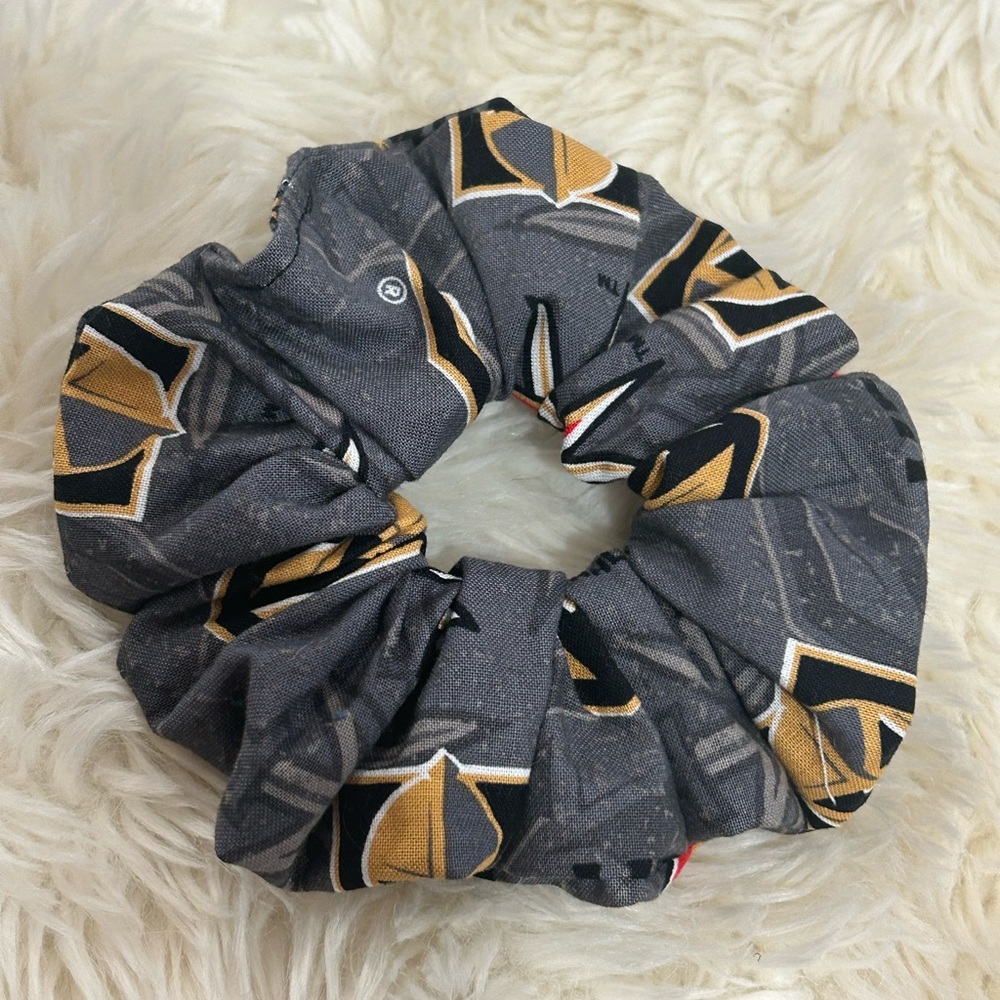 NEW Handmade NHL Las Vegas Golden Knights Hair Scrunchie